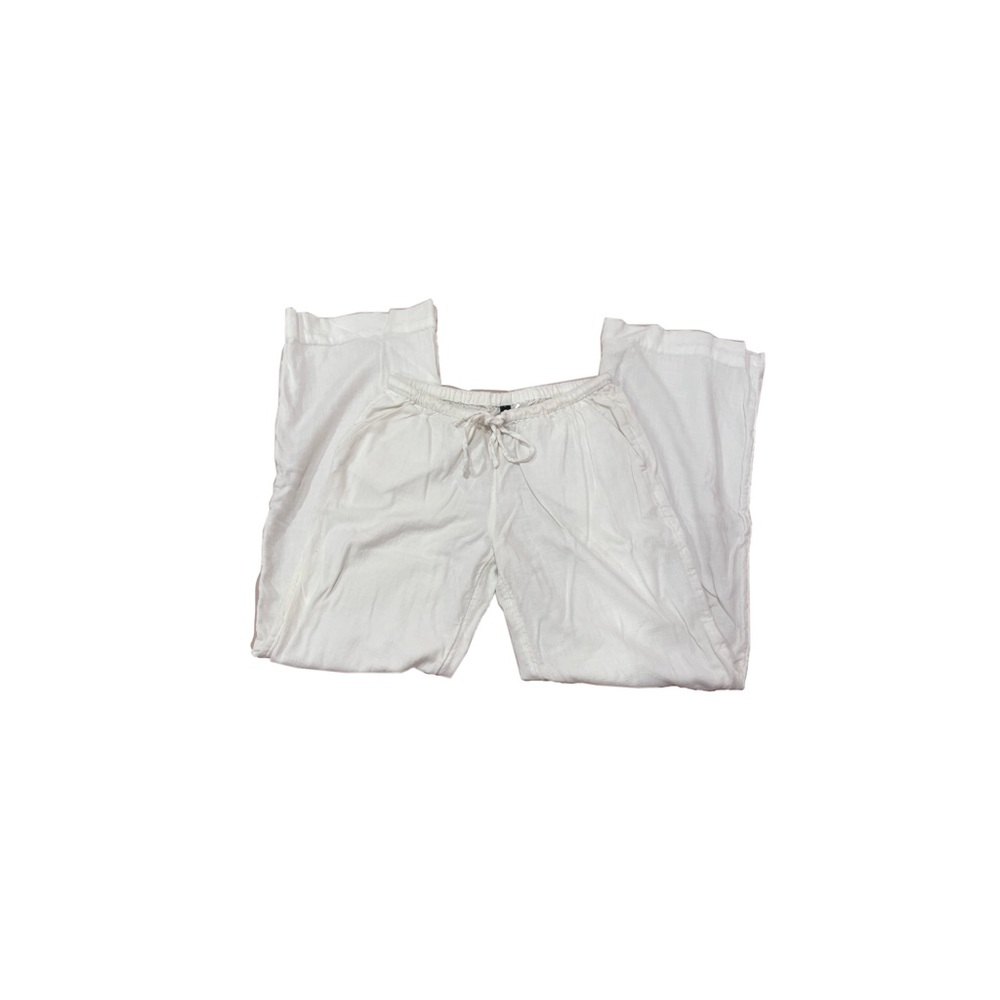 White Low Rise Bottoms